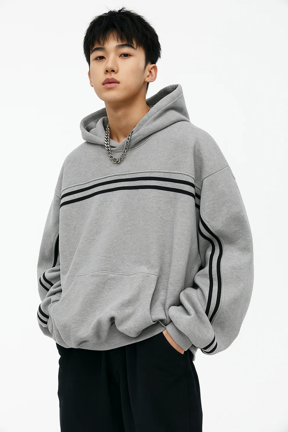 SUN FADE CONTRAST TAPE FLEECE HOODIE®