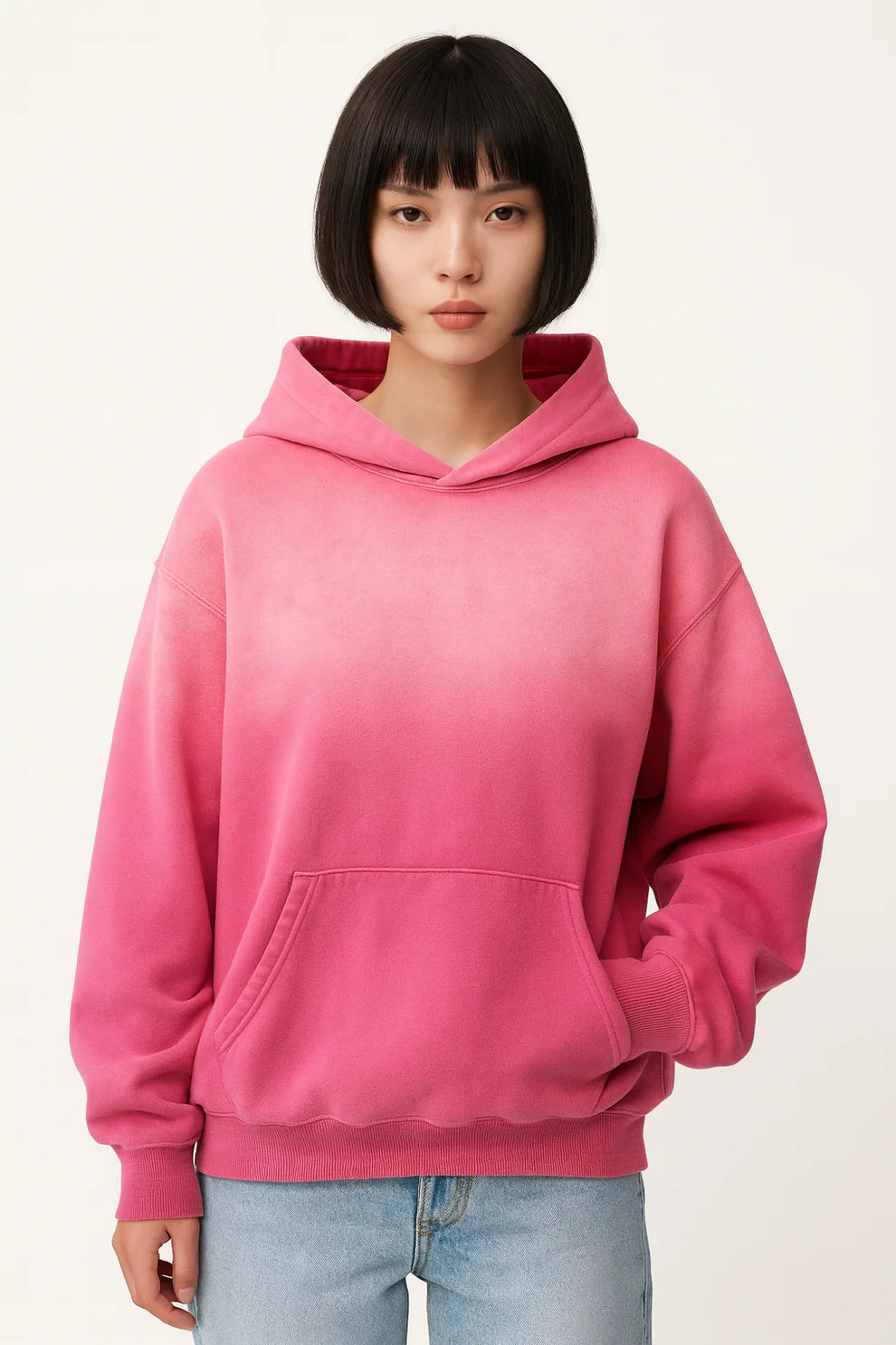 SUNFADE OVERSIZED HOODIE® [PINK]