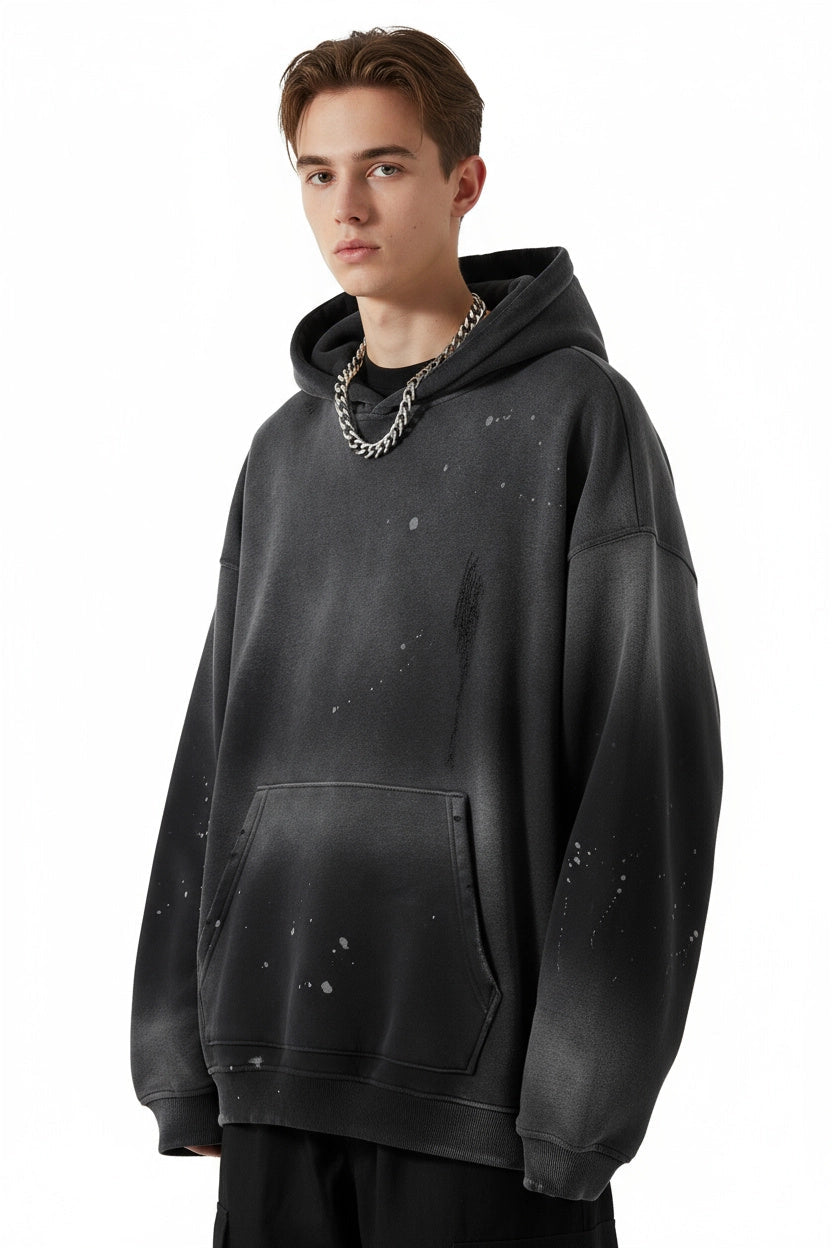 FRAYED FLEECE HOODIE®- 360 GSM