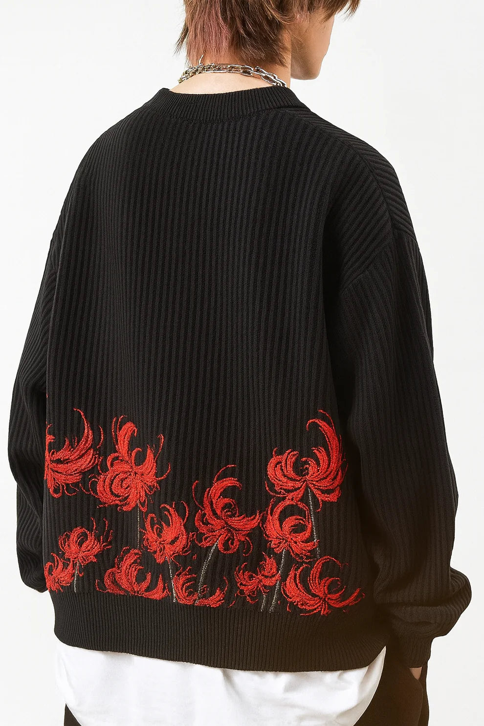 SPIDER LILY EMBROIDERY SWEATER®