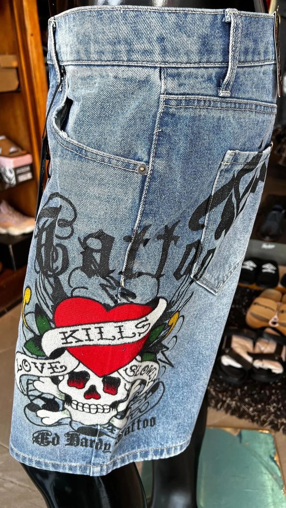LOVE KILLS DENIM JORTS®