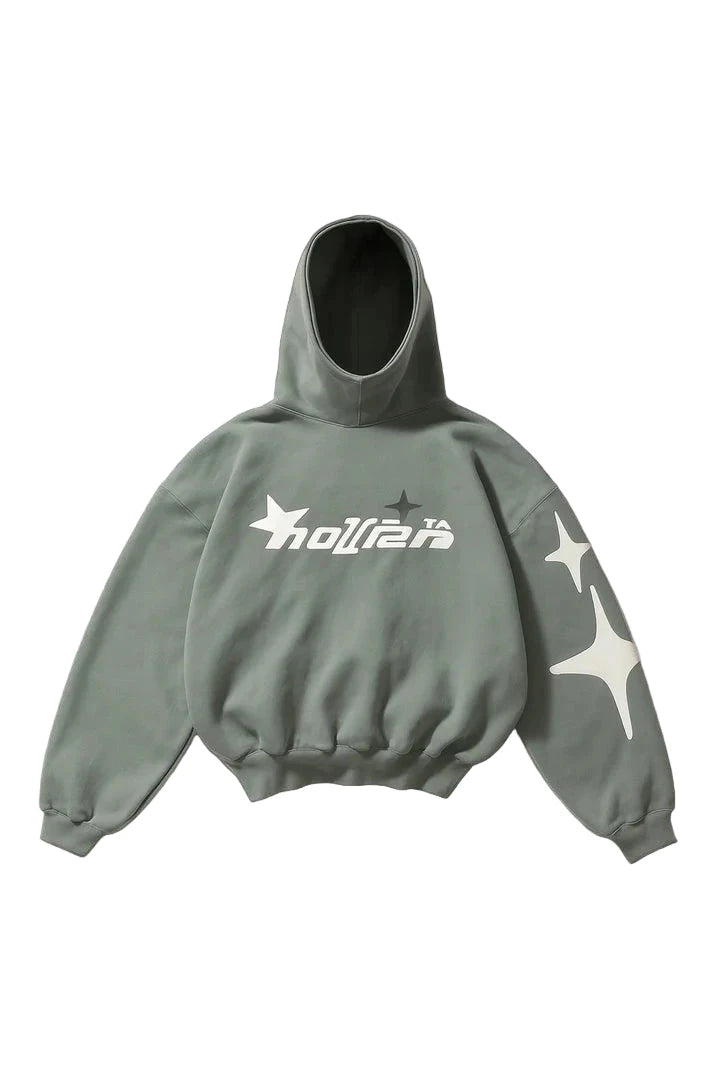 STAR HOODIE GREEN